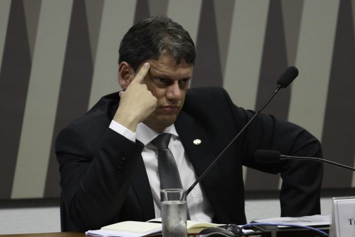 Ministro da Infraestrutura, Tarcísio Gomes de Freitas