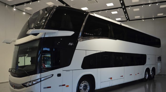 Marcopolo desenvolve ônibus com retrovisor eletrônico