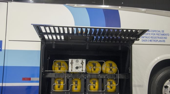 Primeiro ônibus rodoviário a GNV inicia operação até abril