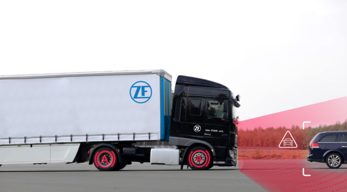 ZF lança na China sistema de assistência de frenagem autônoma de emergência para caminhões