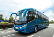 Marcopolo expõe ônibus movido a hidrogênio