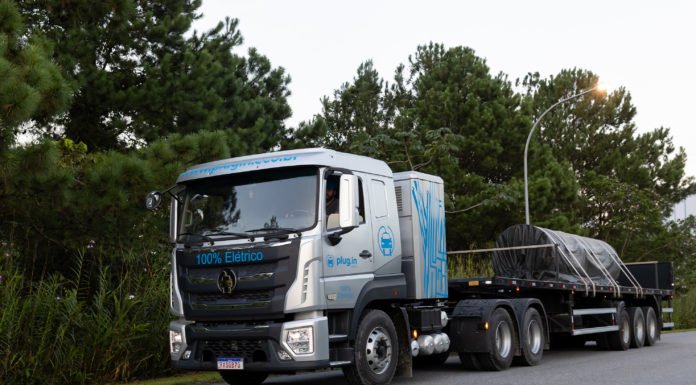 ArcelorMittal testa caminhão 100% elétrico